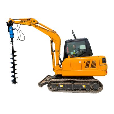 Construction Machinery Attachments New Telescopic Earth Auger Hole Digging Spiral Drill Machine