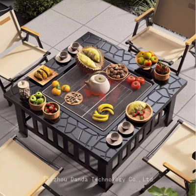 Iron Wood Burning Fire Pit 3 in 1 photo-5