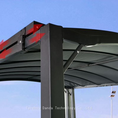 Big Size Portable Outdoor Garage Tent Boat Shelter Extensionable Garden Canopy Powder Coated Carport Canopy Outdoor Garden Use photo-2