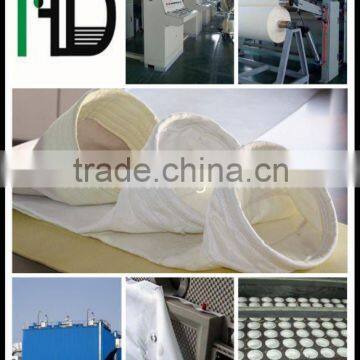 Huading Glassfiber Nonwoven Needle Felt Dust Filter Bag Filter Cloth