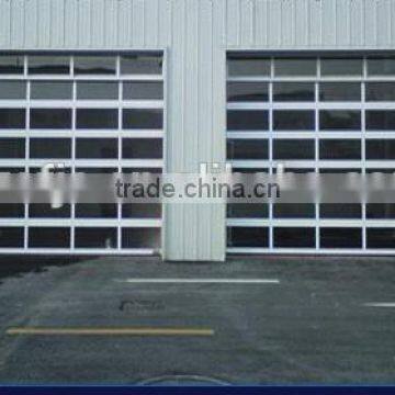 OKM electric tilt up garage door with CE certificate, double pane glass folding garage doors, door garage automatic