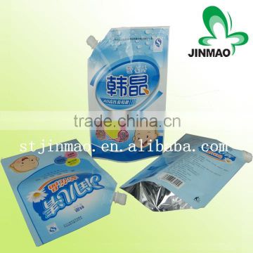 Stand up food packaging bags spout pouch