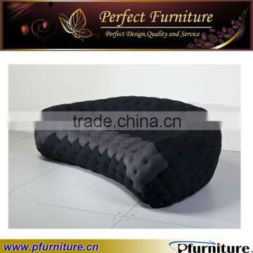 Indoor hotel tufted leather violino sofa belgium