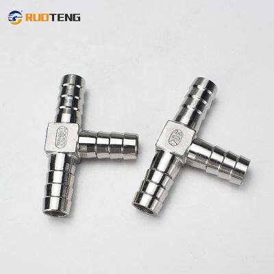 [RUOTENG] High Quality Stainless Steel Hose Barbs 3-Way T-Tee T-Barbs 1/2 Inch Combined Home Brewing Accessories photo-4