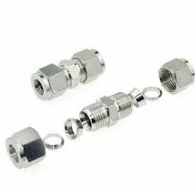 ferrule fittings  304/316 Stainless Steel 10mm Double Ferrule Compression Tube Fittings with Different Size