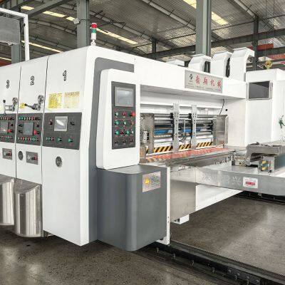 High Speed Printing Die Cutting Creasing Edge Cutting Machine for Corrugated Carton Box photo-3