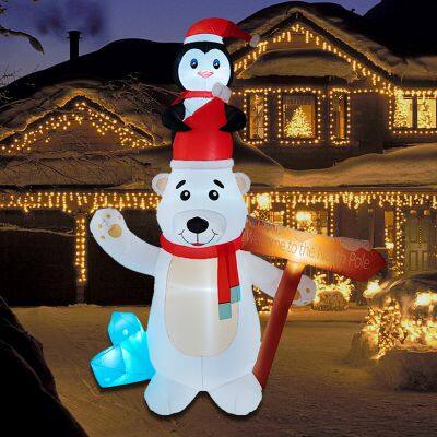 Snowman Inflatable With Inflatable Snow Globe – Perfect for Xmas Decor photo-4