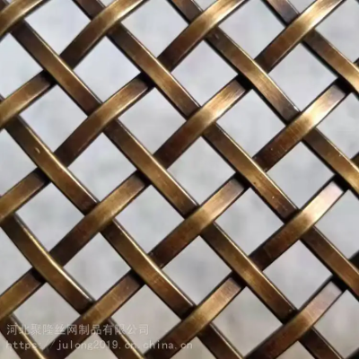 High Quality Decorative 304 316 Stainless Steel Cable Rod Woven Wire Mesh