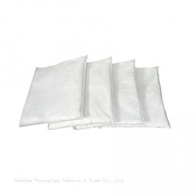 Oil Only Absorbent Pillow For Control Oil Leakage From Industrial Machines Polypropylene Meltblown White