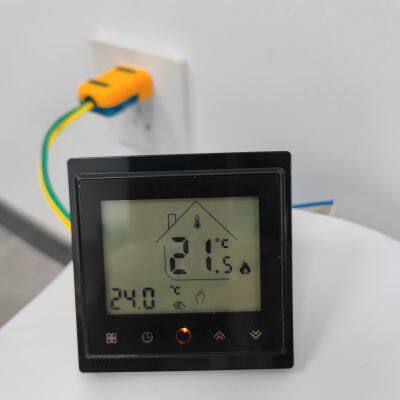 Moderner Design, intelligentes Touchscreen, einstellbare Temperaturregelung, intelligentes Thermostat für Fußbodenheizung photo-5