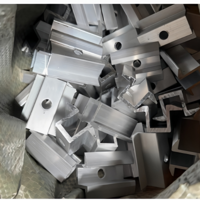 Adjustable Middle Pressure Block for Photovoltaic Bracket Accessories Made of Aluminum Alloy, Middle and Side Clips for Solar Panels