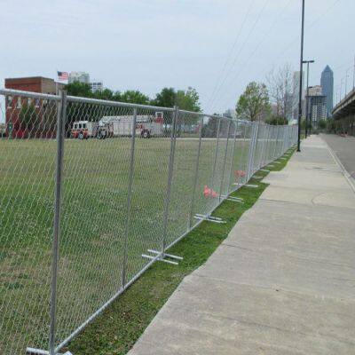 PVC Coated Chain Link Temporary Fence With 3mm Wire Diameter photo-2
