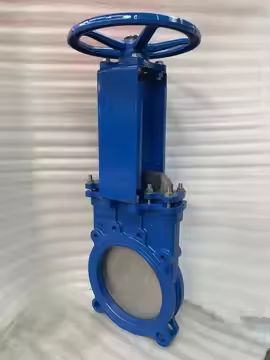 Slurry Knife Gate Valve Hot Selling PN16 DN100 Cast Ductile Iron Manual Electric Pneumatic Control for Water Gas Oil Media photo-4