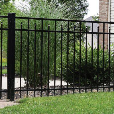 Modular Wrought Iron Fence Hot Dipped Galvanized for Commercial and Industrial Use photo-5