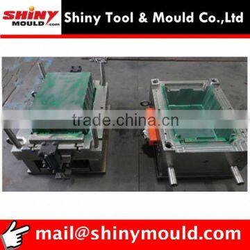 plastic injection storage crate mould