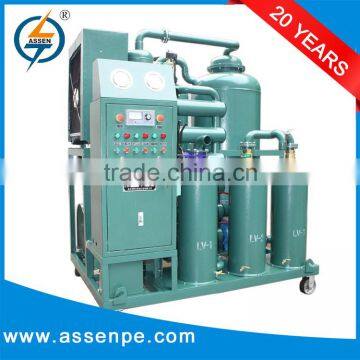 Most efficiency turbine vacuum oil purifier plant