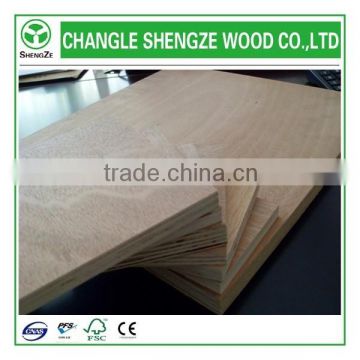 18mm poplar core cheap commerical plywood for packing from shouguang