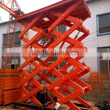 electric scissor car hydraulic elevator