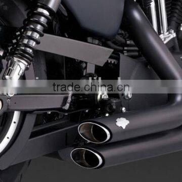 Stainless Steel Chrome/Black Finish Exhaust System Exhaust Pipe for Harley 883 1200