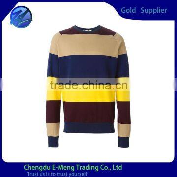 Fashion New Designed Wide Strip Plain Fashion Sweatshirts for Men