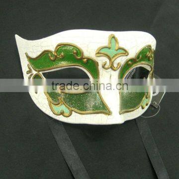New Plastic PVC Lace Christmas Venice Mask With Flower Diamond and Gold Facial Mask