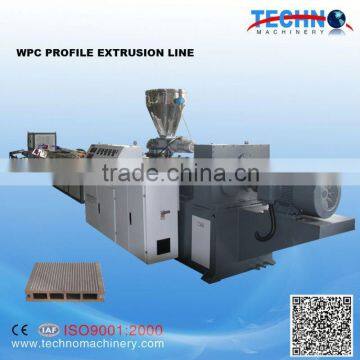 WPC Wood Plastic Wall-cladding Panel Machine