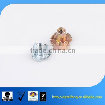 Grade 4.8 steel M6 M8 galvanized cold forging t nut