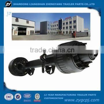 trailer square beam geran axle for 3 axle trailer