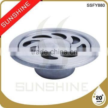SSFY615B Bathroom and Toilet Square Stainless Steel Concrete Floor Drain