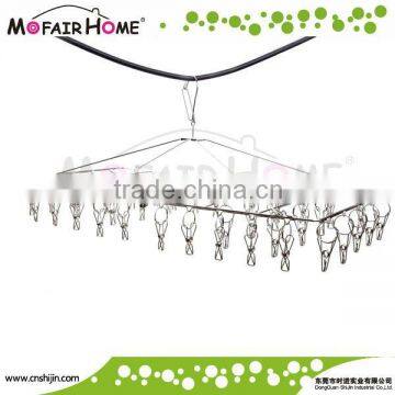 Rectangle foldable stainless steel hanger -36s/24s