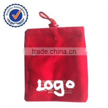 Flannel Drawstring Bag