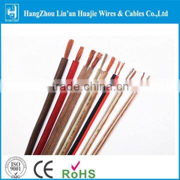 High Quality transparent Speaker Cable 2 cores