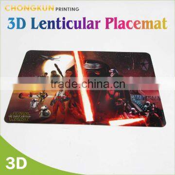 STAR WAR PP TABLE MAT,UV PRINTIING PLASTIC TABLE MAT