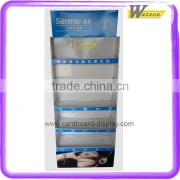 sound equipment store high quality cardboard display stand for earphone