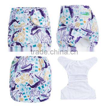 ananbaby reusable one size baby nautical prints cloth diapers                        
                                                                                Supplier's Choice