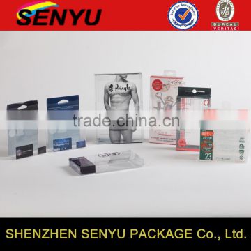 Custom Printed Transparent PVC Packing Custom Clear PVC Boxes On Sale