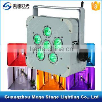 6x18W 6in1 RGBWA UV 2.4G led wireless uplights