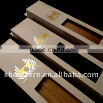 New Paper Hair Extension Box Packaging