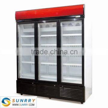 Commercial Freezer Of Glass Beverage Bottles Wholesale (SY-BC730C SUNRRY)