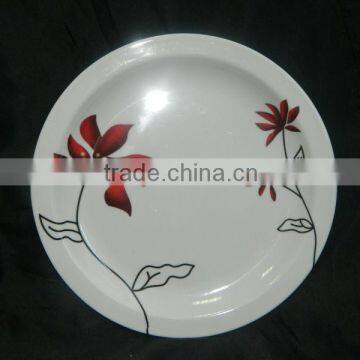 Melamine round plate 10.5inch plate