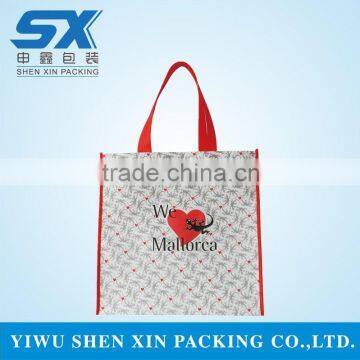 cheap recycled custom printing grocery tote shopping pp non woven bag