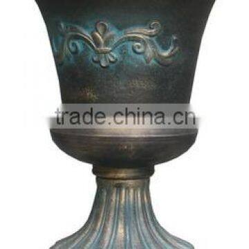 decorative large plastic garden urn tall flower pot wholesale