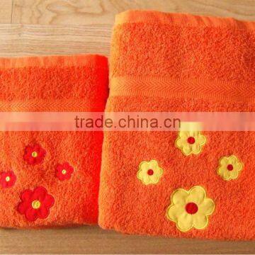 bright color high quality cotton towel