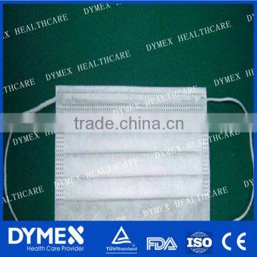 Food Industry paper disposable dust face mask with earloop for food industry/salon/SPA/hospital/dental