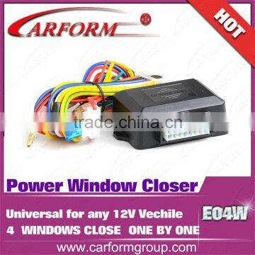 Universal car auto power window closer with 2 and 4 window close open one by one