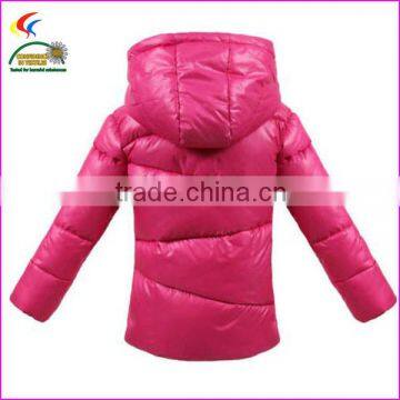 girls down jacket with detachable hood