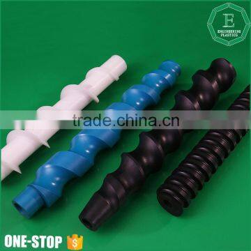 OEM high precision cnc machined conveying large engineering tivar1000 uhmwpe plastic screw conveyor arbor rods                        
                                                Quality Choice