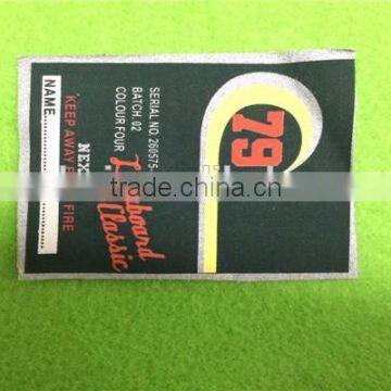 Factory design custom good quality woven patch for garment