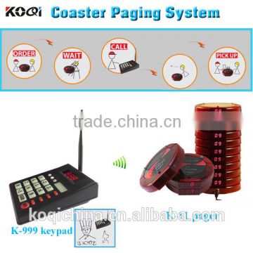 KOQI K-999+K-11 Guest paging system Restaurant coaster pagers