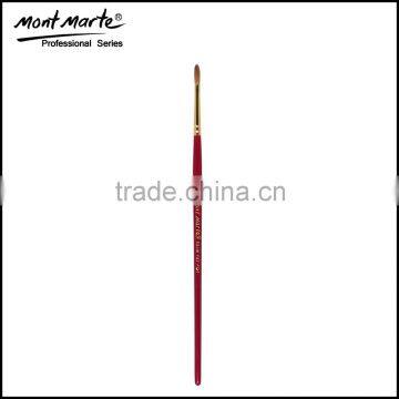 High Quality Professional Short Wooden Nylon Artist Brushes